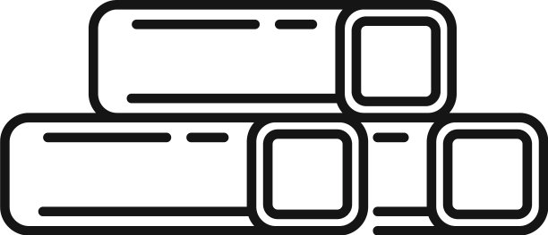 建筑金属管道图标轮廓样式图片下载