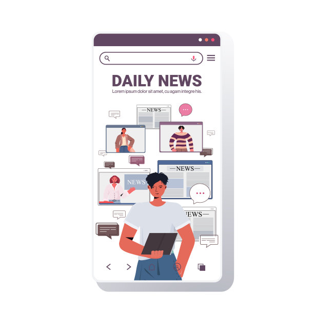 男人用平板电脑讨论每日新闻图片下载