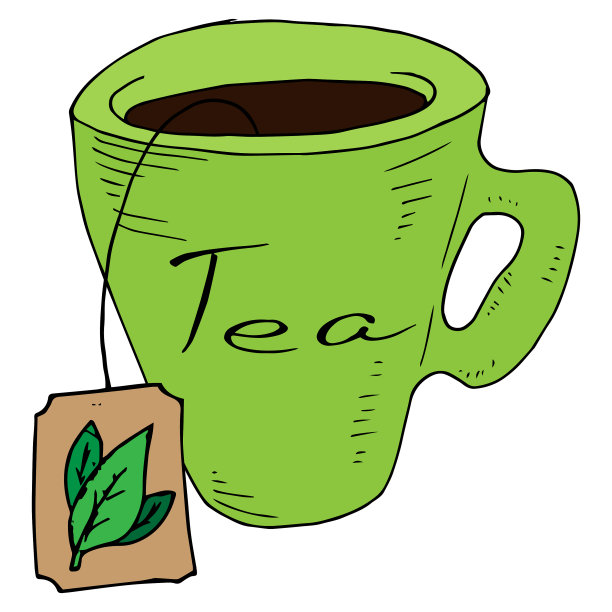 杯茶图标一个茶杯上有茶的题词图片下载