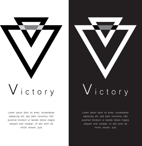 字母v标志设计图片下载