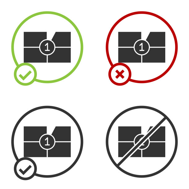 黑色老电影电影倒计时画面孤立图标图片下载