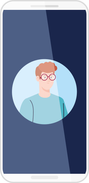 白色屏幕上有图片的智能手机图片下载