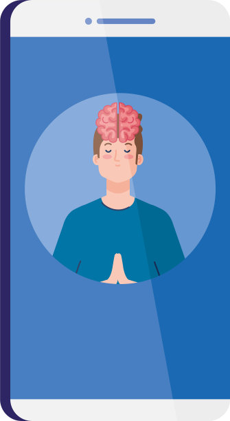 智能手机在线心理健康援助图片下载