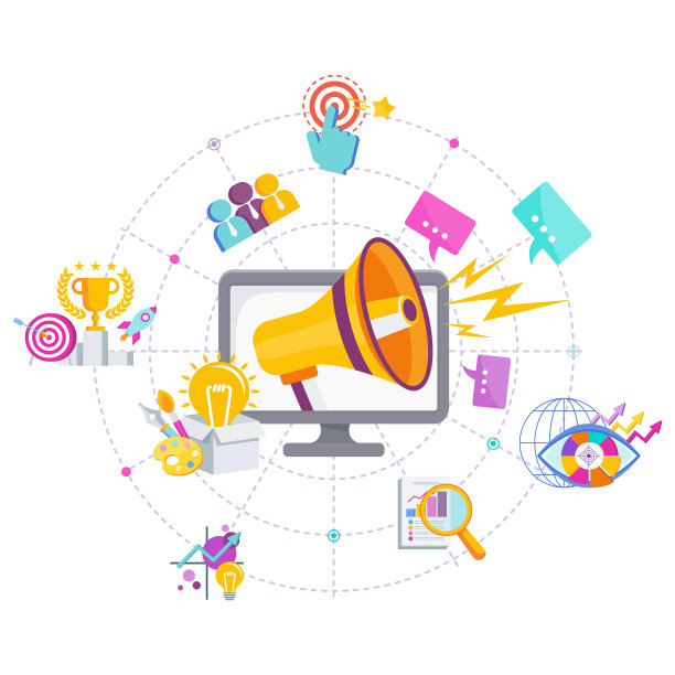 营销信息图表横幅策略管理图片下载