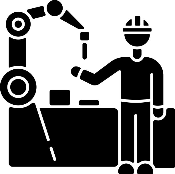 员工培训黑色字形图标图片下载