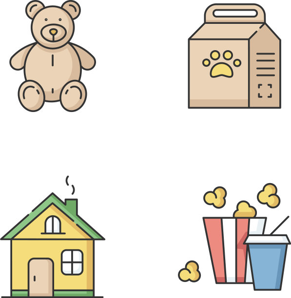 生活方式RGB颜色图标设置图片下载