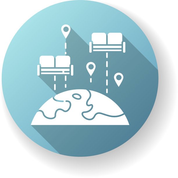 沙发冲浪蓝平设计长影字形图片下载