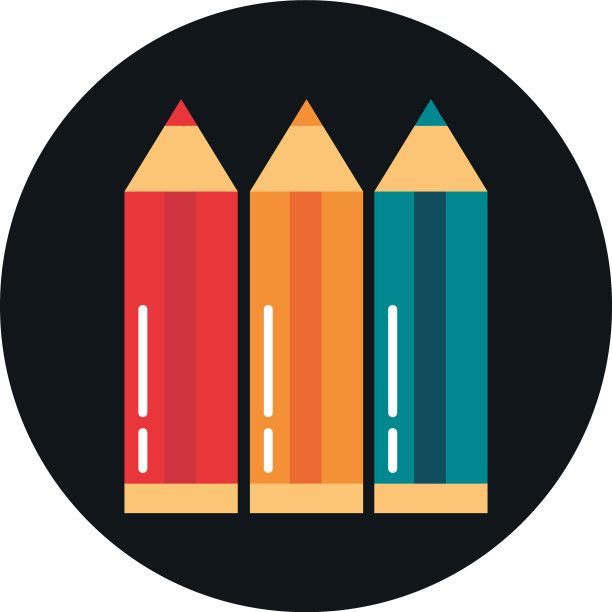 学校教育供应彩色铅笔块和图片下载