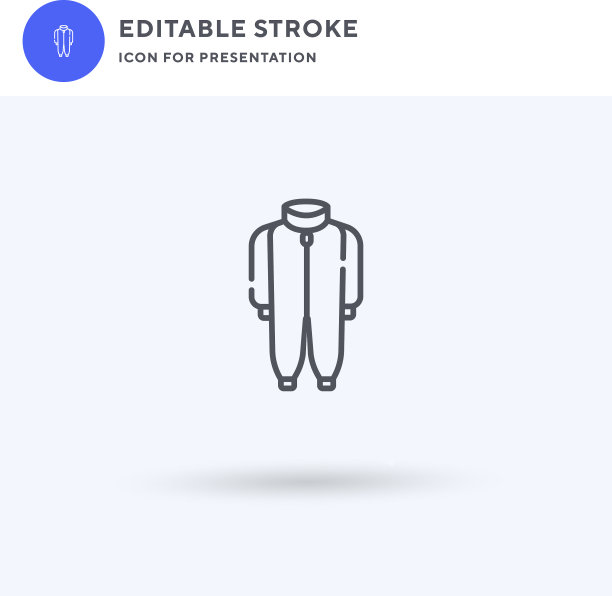 连衣裤图标填充平坦标志实心图片下载