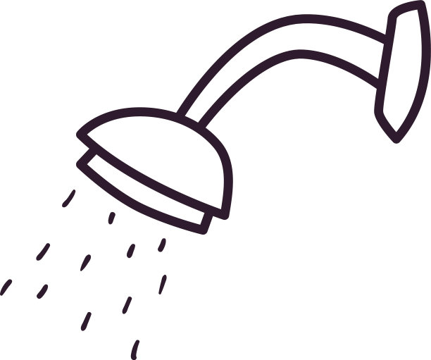 淋浴线风格图标设计图片下载