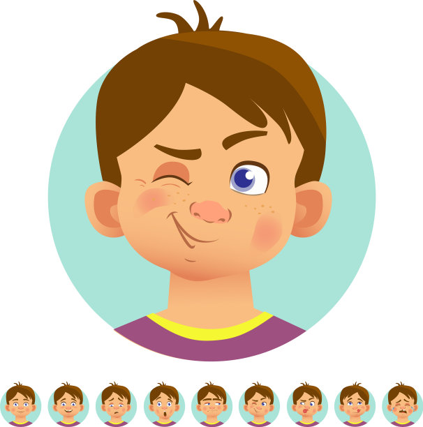 不同的人类情感图片下载