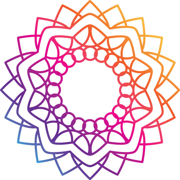 曼陀罗装饰装饰东方民族图片下载