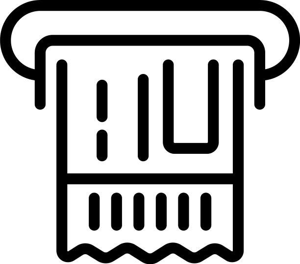 亭巴士票图标轮廓风格图片下载