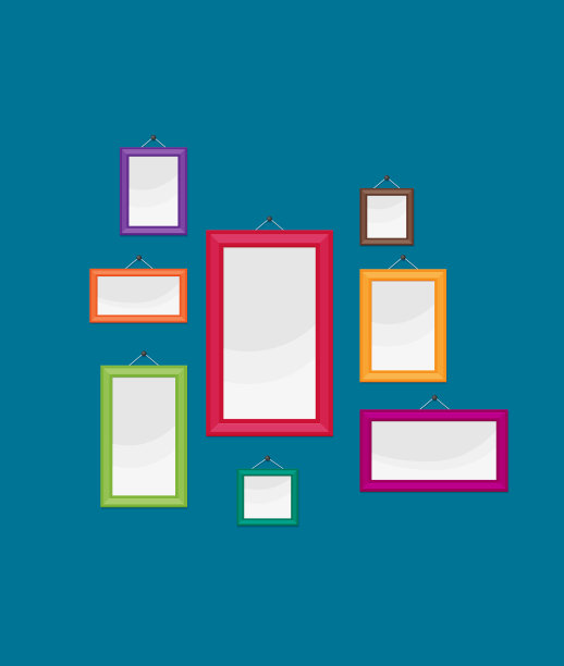 卡通照片图画绘画画框图片下载