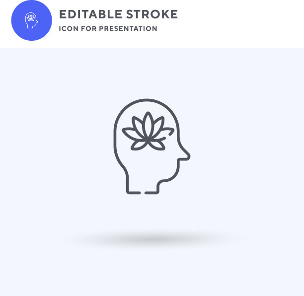 健康图标充满平坦标志固体图片下载