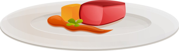 有机分子早餐图标卡通风格图片下载