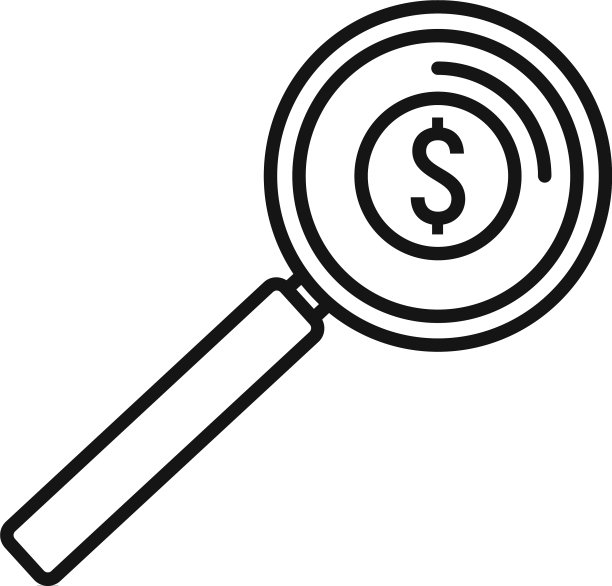 搜索资金贷款图标轮廓风格图片下载