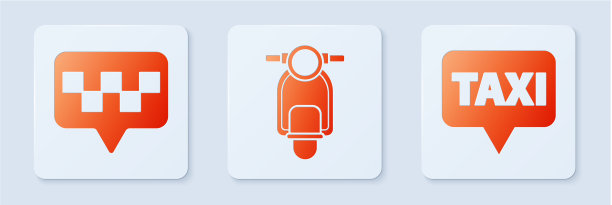 设置滑板车地图指针与出租车和地图指针图片下载