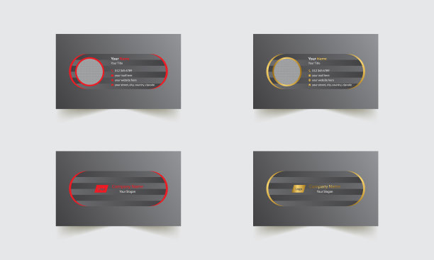 简洁的名片设计图片下载