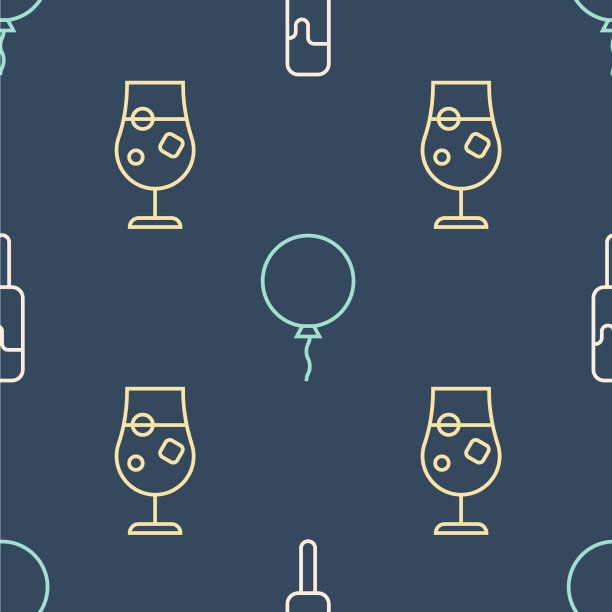 定线冰淇淋、鸡尾酒和酒精饮料图片下载