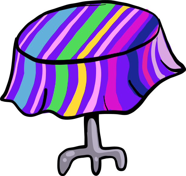 白色背景的圆桌图片下载