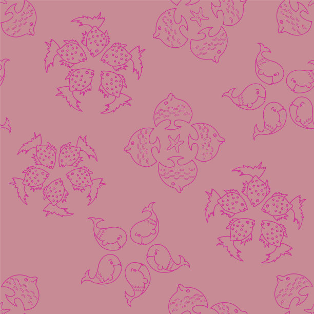 水粉色无缝图案背景图片下载