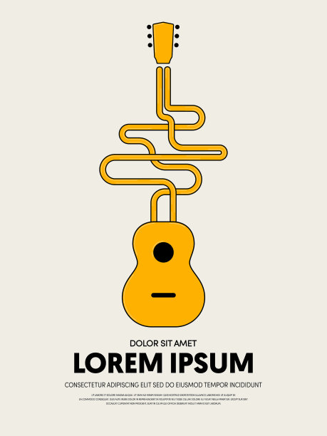 音乐节海报设计模板现代图片下载