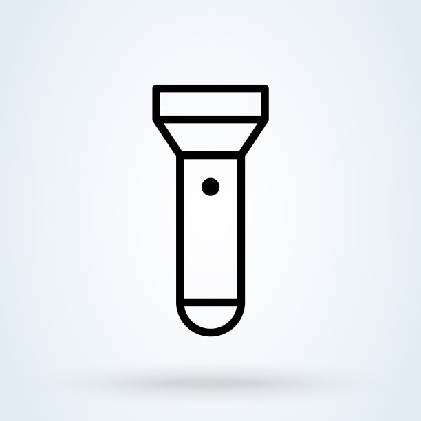 闪光灯简单现代的图标设计图片下载