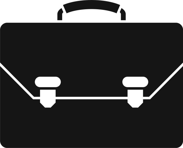 简约风格的皮制办公行李箱图片下载