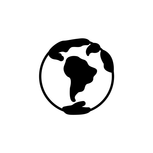 行星地球图标行星地球简单的标志图片下载