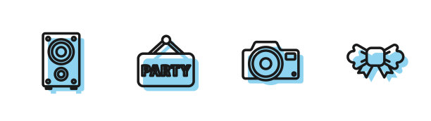 设线照相摄像立体声喇叭招牌图片下载