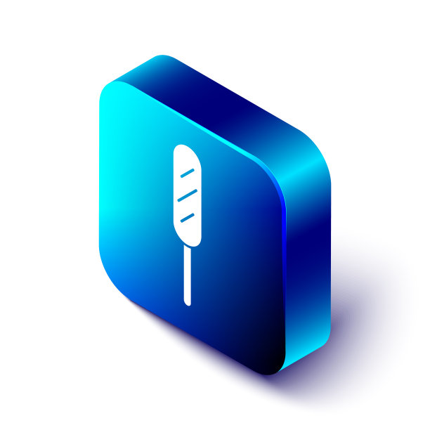 等距玉米狗图标孤立在白色图片下载