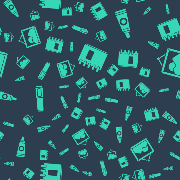 用调色板设置螺旋笔记本管图片下载