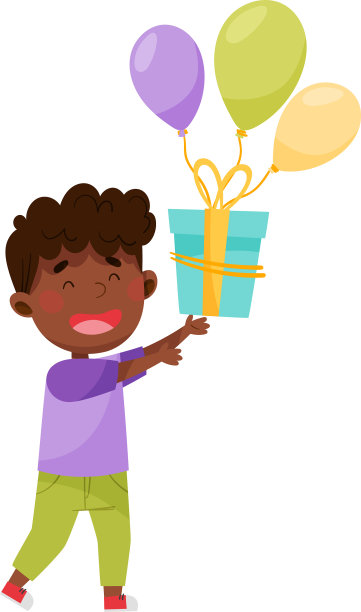 快乐的非裔美国男孩角色捕捉图片下载