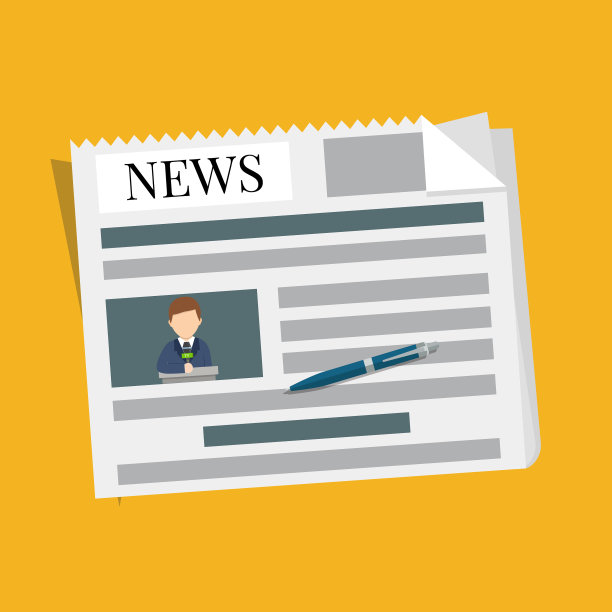 新闻概念报纸杯咖啡智能手机图片下载