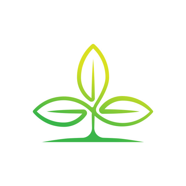 叶子标志设计抽象的叶子标志在创意图片下载