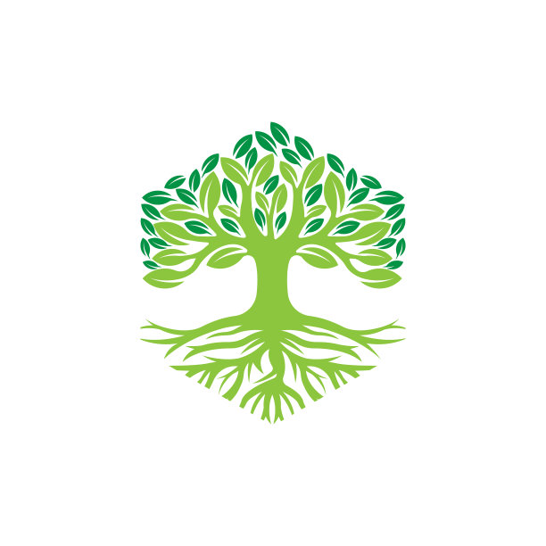 树标志设计抽象的树标志在创意图片下载