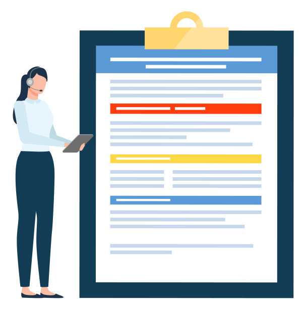 带着写字板的女商人秘书图片下载