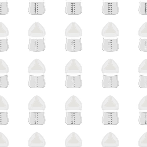 Kit bamilk透明瓶和橡胶奶嘴图片下载