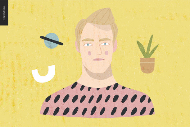 漂亮的人的画像图片下载