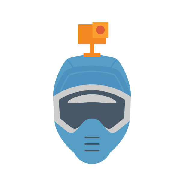 头盔摄像头图标图片下载
