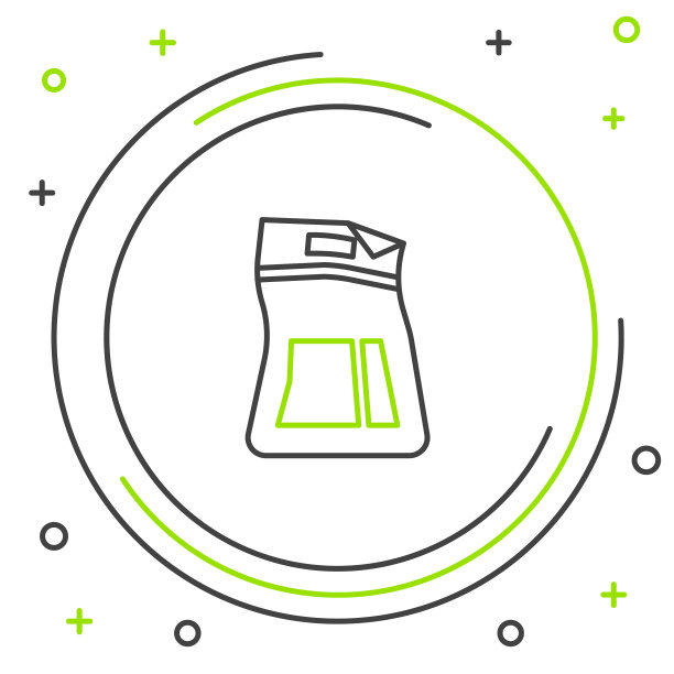 线水泥袋图标孤立在白色背景上图片下载