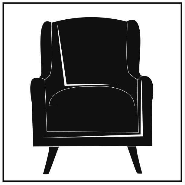 黑白丝绒扶手椅和沙发图片下载
