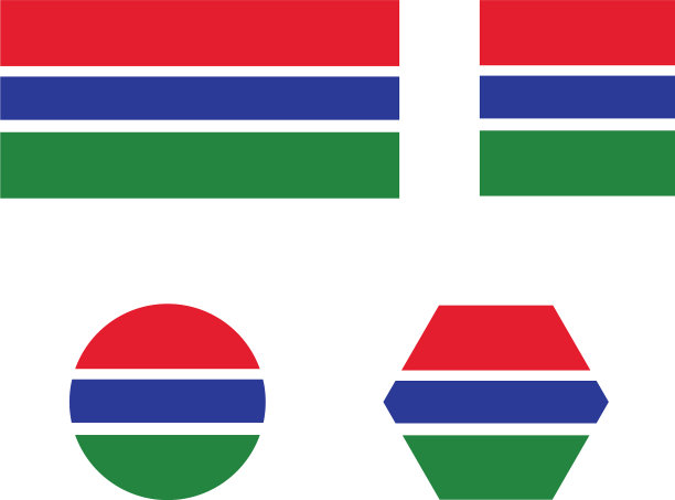 冈比亚国旗国家套装图片下载