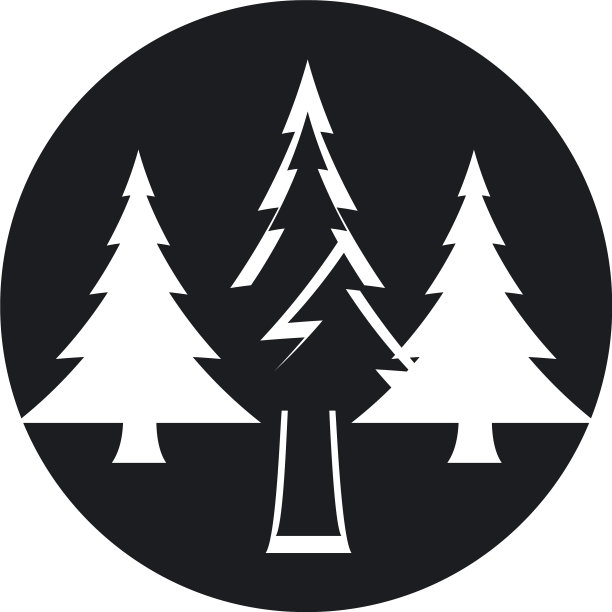 圣诞节树标志图片下载