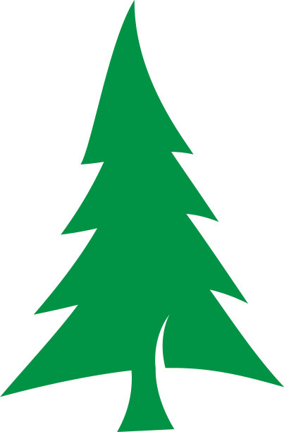 圣诞节树标志图片下载