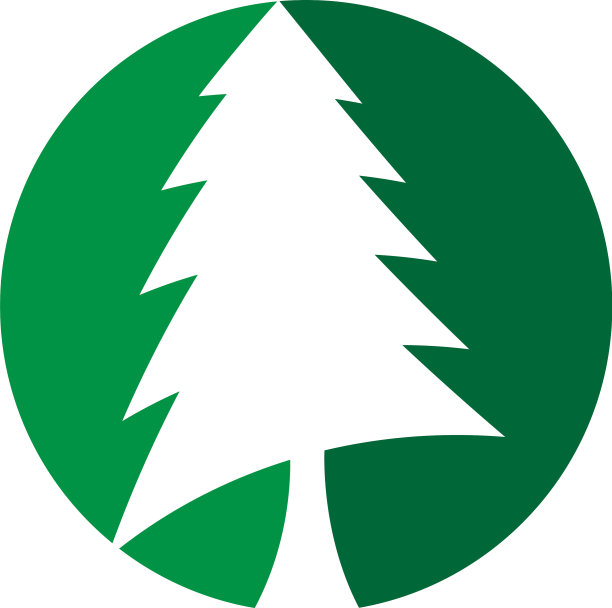 圣诞节树标志图片下载