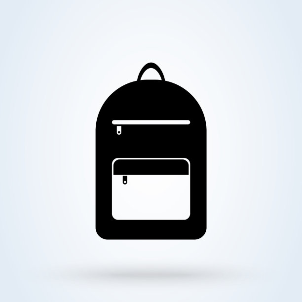 背包旅行标志logo设计书包图片下载