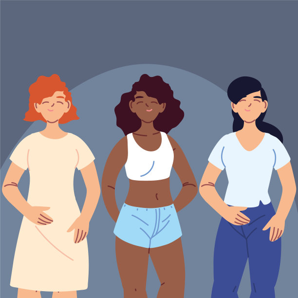 多文化的人，女人与不同的图片下载