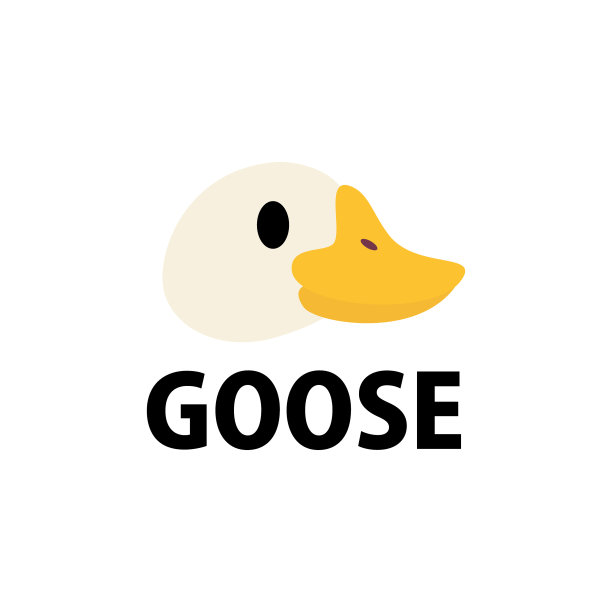 可爱的鹅扁标志图标图片下载